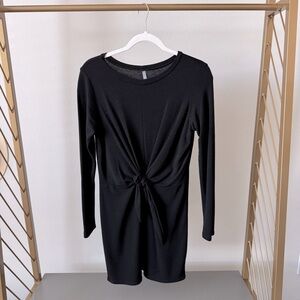 Lushy Black Sweater Dress